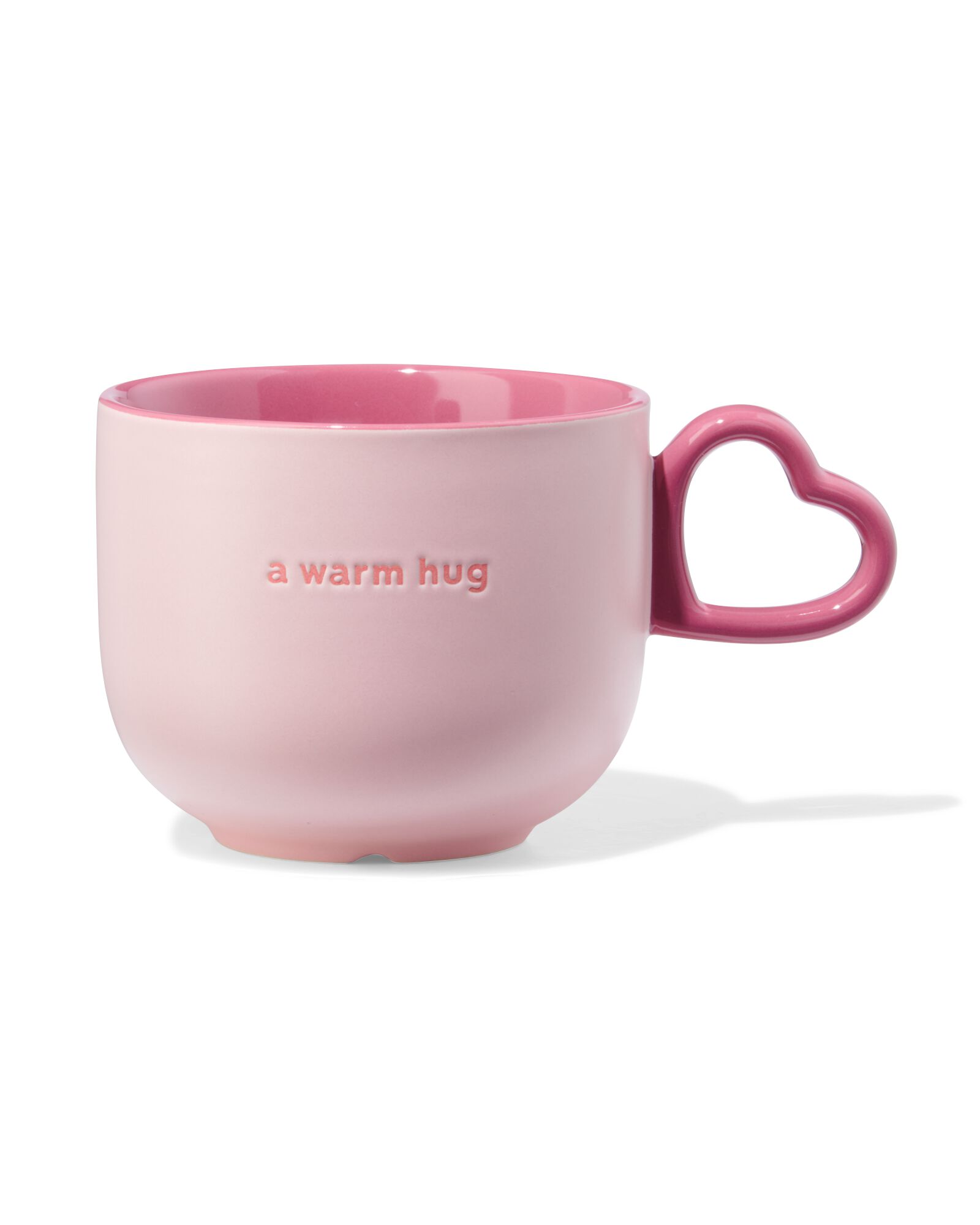 HEMA Mok 480ml Keramiek Met Hartjesoor Lila