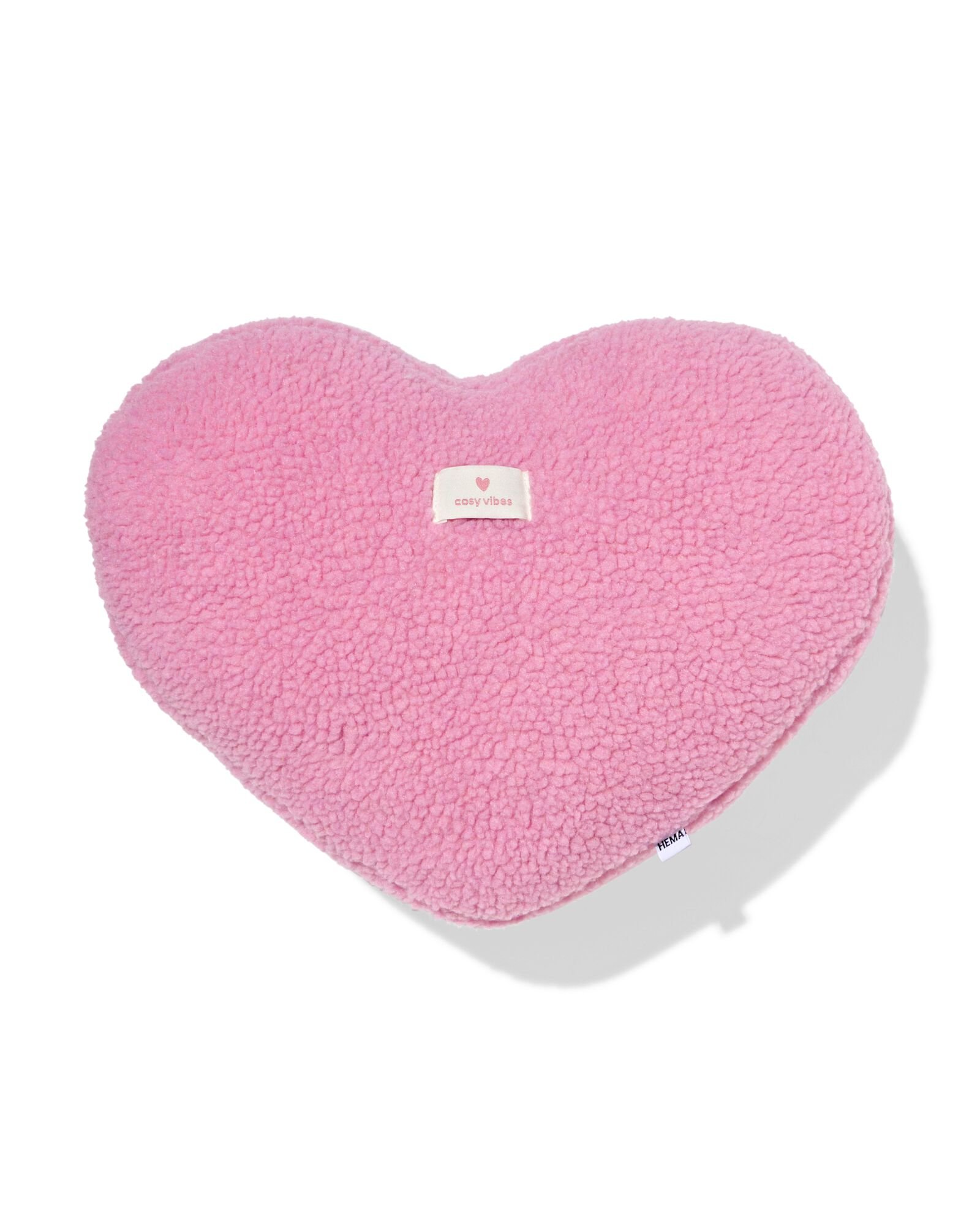 HEMA 3-in-1 Kussen 15x17cm Hart &apos;cosy Vibes&apos; Roze