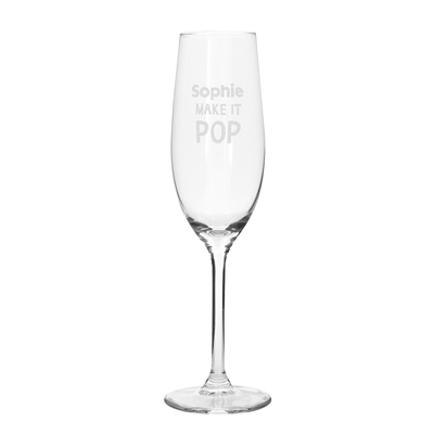 champagneglas gegraveerd