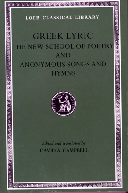 Greek Lyric, Volume V