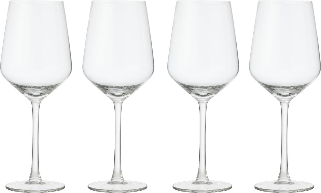 HEMA Rodewijnglazen 490ml - 4 Stuks (transparant)