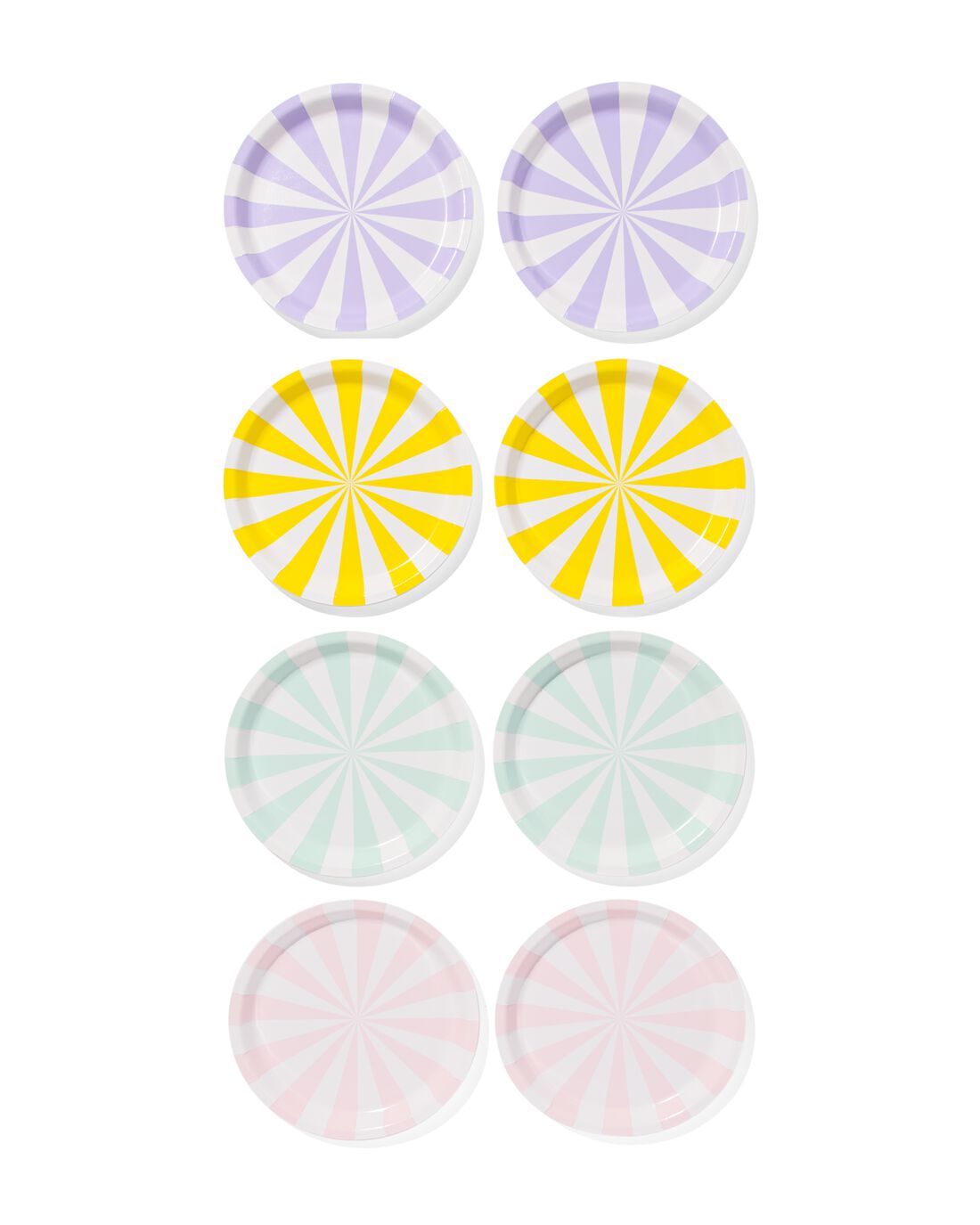 HEMA Papieren Bord Groot Multicolor 8 Stuks