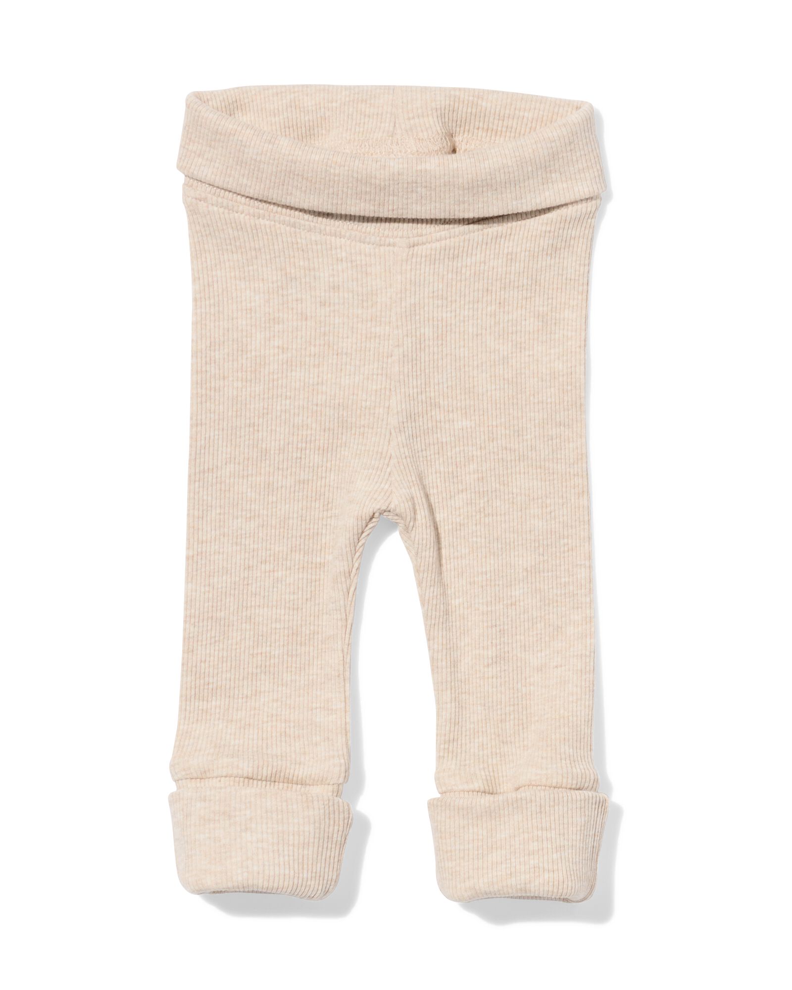 HEMA HEMA Newborn Meegroei Legging LENZING™ ECOVERO™ Rib Zand (zand)