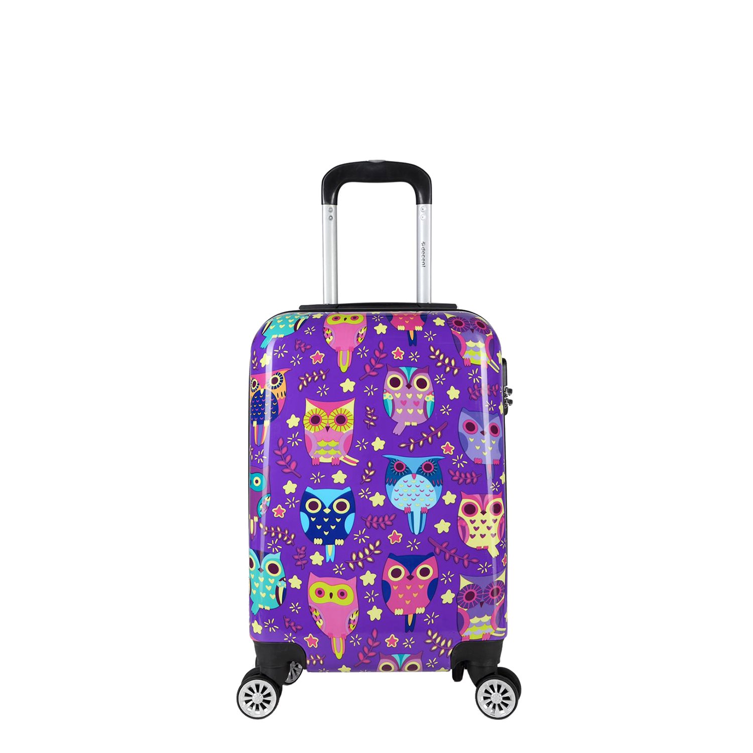 Decent Forenza Trolley 55 owls handbagage koffer