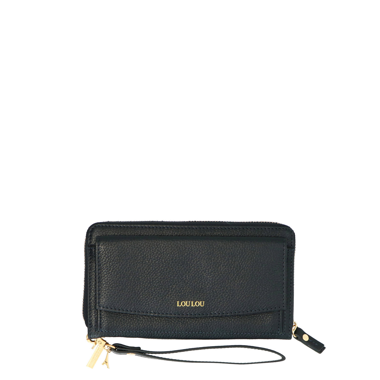LouLou Essentiels SLB blue polstasje dames portemonnee