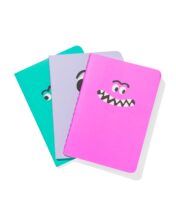 HEMA Schriften A6 Monsters - 3 Stuks