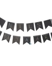 HEMA Vlaggenlijn 5 Meter Schoolbord (zwart)