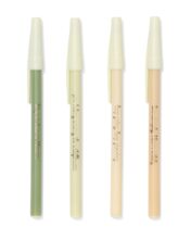 HEMA Balpennen Bloemen Quote - 4 Stuks