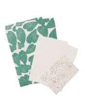 HEMA Cadeauzakjes Papier 16x12/22x17/31x21 Botanisch - 6 Stuks