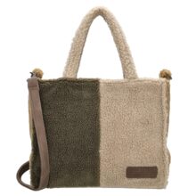 Zebra Trends Teddy Denise Handbag M taupe handtas dames