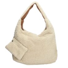 Enrico Benetti Teddy Schoudertas off white damestas