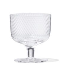 HEMA HEMA Aperitiefglas Bergen Glas Twist Reliëf (transparant)