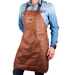 leren schort gerecycled