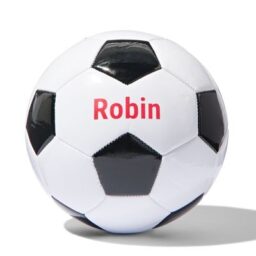 voetbal met naam