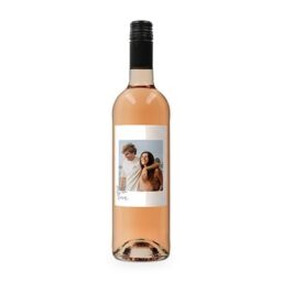 rosé wijn met eigen etiket