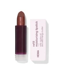 HEMA Navulling Moisturising Lipstick 35 Chocolate Chip - Satin (chocoladebruin)