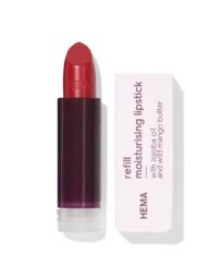 HEMA Navulling Moisturising Lipstick 58 Moody Merlot - Satin (donkerrood)