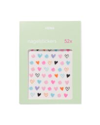HEMA Nagelstickers Hartjes - 52 Stuks