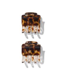 HEMA HEMA Haarklemmen Schildpad 4cm - 2 Stuks