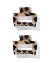 HEMA Haarklemmen 5 Cm - 2 Stuks Tortoise
