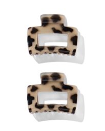 HEMA HEMA Haarklemmen 5 Cm - 2 Stuks Tortoise