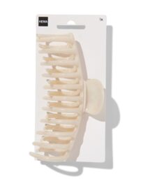 HEMA HEMA Haarklem 12cm Wit Marmer