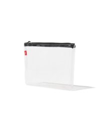 HEMA Toilettas Plat Transparant 14x20