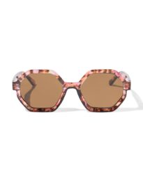 HEMA Dameszonnebril Achthoekig (Brown)