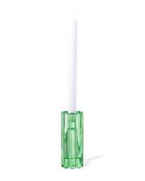 HEMA Kandelaar M Glas Ribbel Groen (groen)