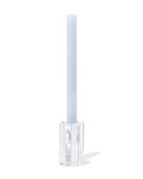 HEMA Kandelaar S Glas Ribbel Transparant (transparant)