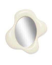 HEMA Spiegel 34cm Abstract (wit)