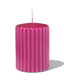 HEMA HEMA Stompkaars 6x8cm Rib Fluoroze (fluor roze)