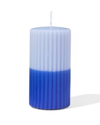 HEMA Stompkaars Ø7x13 Ribbel Blauw (blauw)