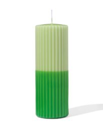 HEMA Stompkaars Ø7x19cm Ribbel Lichtgroen-groen (groen)