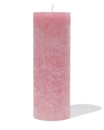 HEMA Rustieke Kaars Ø7x19cm Oudroze (oudroze)