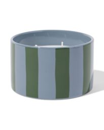 HEMA Geurkaars ⌀11x7cm Keramiek Sinaasappel-cederhout (groen)