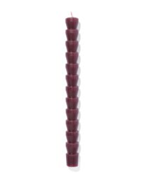 HEMA Lange Huishoudkaars Ø2.2x22 Diabolo Donker Rood (donkerrood)