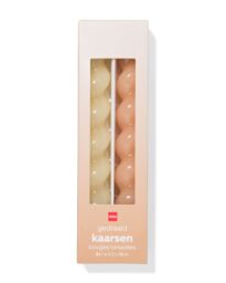 HEMA Huishoudkaarsen ⌀2.2x20cm Draai Naturel - 2 Stuks (naturel)