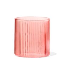 HEMA Glas Voor Geurkaars XS Ribbel Oranje (oranje)