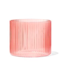 HEMA Glas Voor Geurkaars S Ribbel Oranje (oranje)