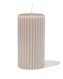 HEMA Stompkaars ⌀7x13cm Rib Naturel (naturel)