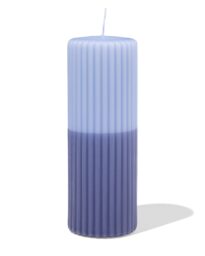 HEMA Stompkaars ⌀7x19cm Rib Blauw (blauw)