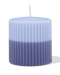 HEMA Stompkaars ⌀10x10cm Rib Blauw (blauw)