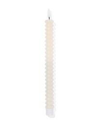 HEMA LED Kaars Ribbel Met Wax Ø2.5x29 Ivoor (ivoor)