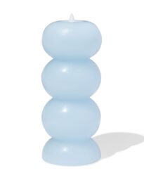HEMA LED Vormkaars Ø6.5x16cm Lichtblauw (lichtblauw)