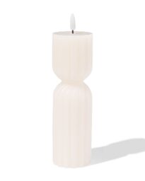 HEMA Led Vormkaars ⌀6.2x23cm Diabolo Ivoor (ivoor)