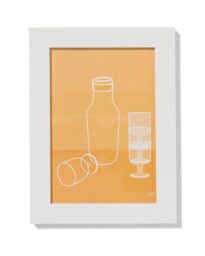 HEMA Fotolijst 10x15cm Wit Hout (wit)