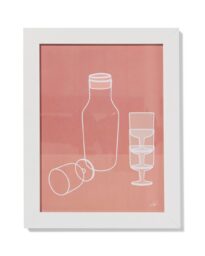HEMA Fotolijst 15x20cm Wit Hout (wit)