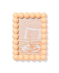 HEMA Fotolijst 10x15cm Perzik Hout Bolletjes (perzik)