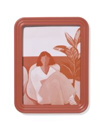 HEMA Fotolijst 15x20cm Terra Hout Reliëf (terra)